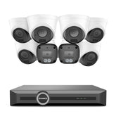 5MP 8 Channel PoE Security System, 6MP NVR, S+265., Human & Vehicle Detection, Smart Playback, Smart Notification with Image Attached